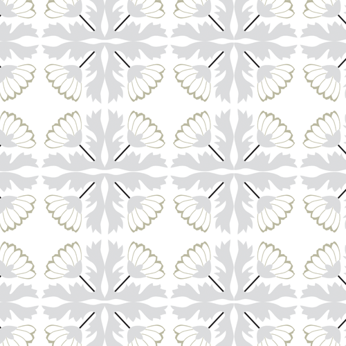 Adesivo de Azulejo - Azulejo Flor Branca